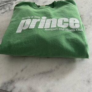 Prince Sporty and Rich Sweatshirt, Size MEDIUM